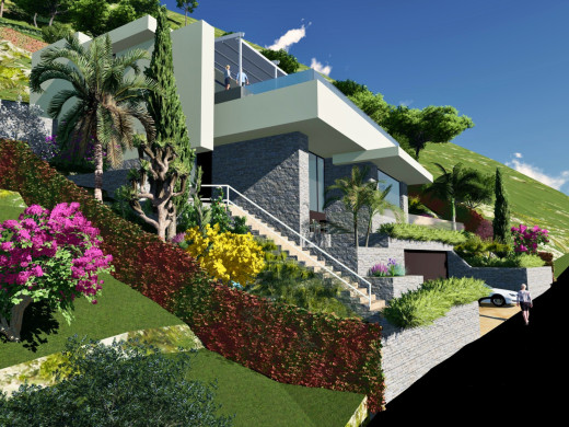 Luxury villa with sea views in Canyelles, Roses. New construction.