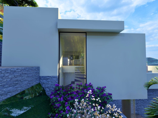 Luxury villa with sea views in Canyelles, Roses. New construction.