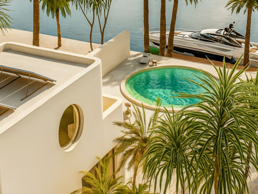 Villa neuve avec amarrage à Empuriabrava