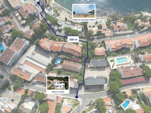 Maison neuve vue mer à Canyelles, vendue clés en main