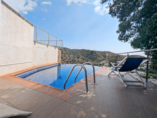 Villa mit Meerblick und Pool in Almadrava – Roses