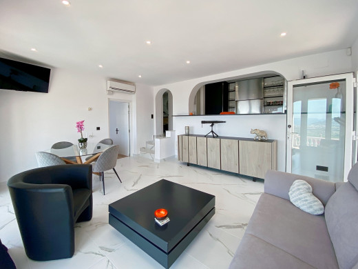 Villa avec de magnifiques vues mer et appartement indépendant à Mas Fumats, Roses
