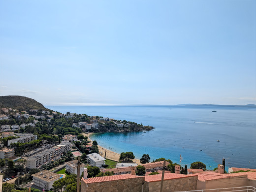 Villa mit Meerblick und Pool in Almadrava – Roses