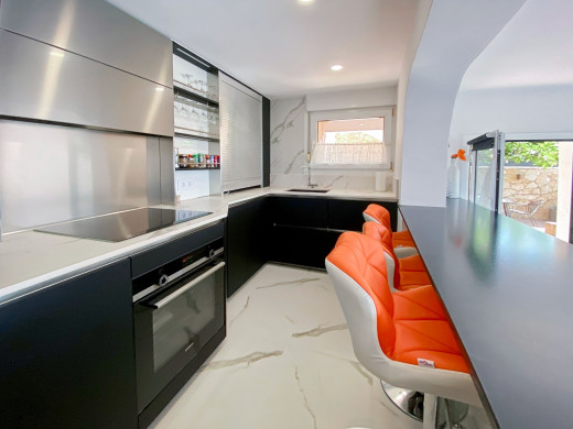 Villa avec de magnifiques vues mer et appartement indépendant à Mas Fumats, Roses