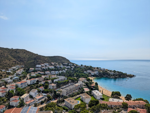 Villa mit Meerblick und Pool in Almadrava – Roses