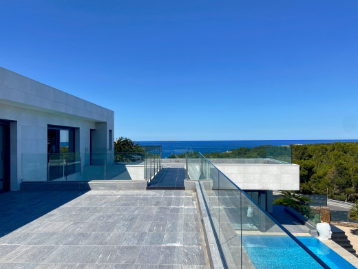 Luxury villa with impressive sea views on the first line in Llançà