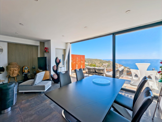 Villa mit Meerblick in Canyelles, mit Pool und Garage