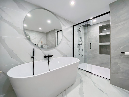 Villa avec de magnifiques vues mer et appartement indépendant à Mas Fumats, Roses