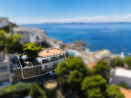 Maison avec vue mer, 6 chambres et 2 garages à Canyelles
