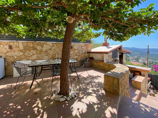 Villa avec de magnifiques vues mer et appartement indépendant à Mas Fumats, Roses