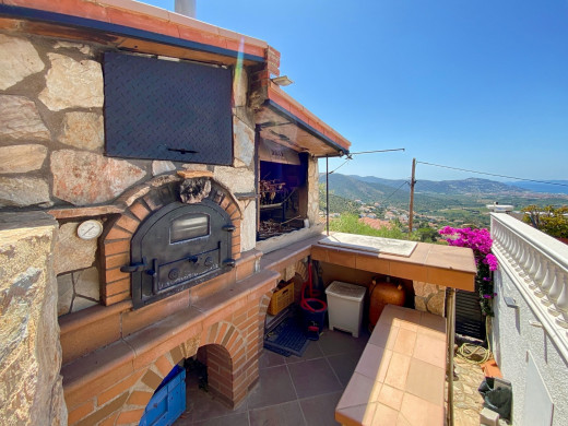 Villa avec de magnifiques vues mer et appartement indépendant à Mas Fumats, Roses