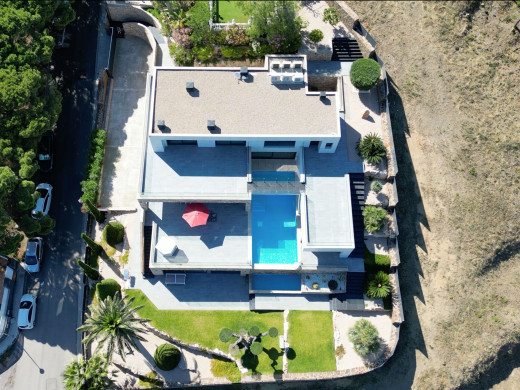 Luxury villa with impressive sea views on the first line in Llançà
