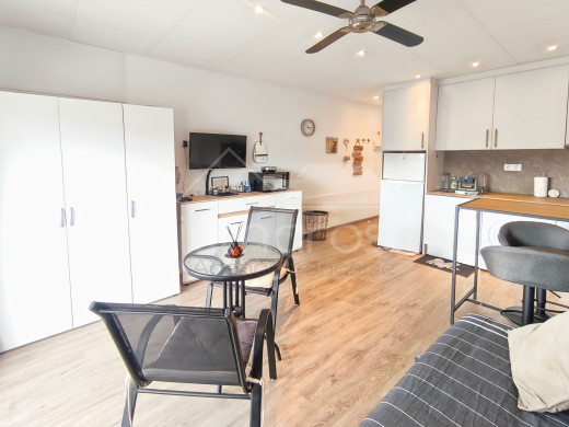 Renovated studio with canal views in Empuriabrava