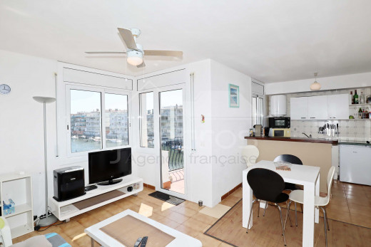 Appartement 1 chambre vue canal et terrasse