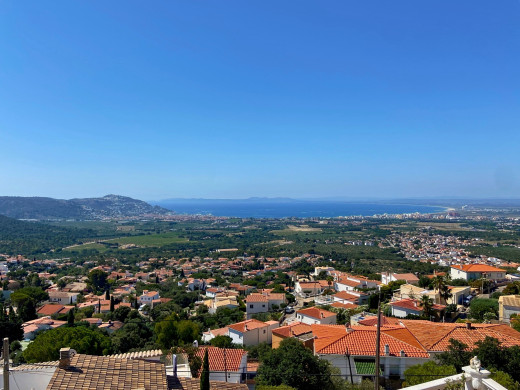 Villa avec de magnifiques vues mer et appartement indépendant à Mas Fumats, Roses