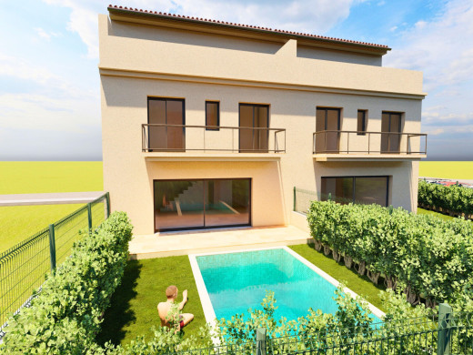 Projekt für ein neues Haus mit Pool in der Nähe von Figueres