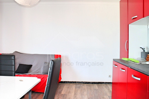 1 chambre, rénové avec terrasse et belle vue