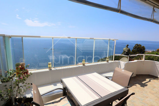 Sea view, 18m2 terrace and 2 bedrooms