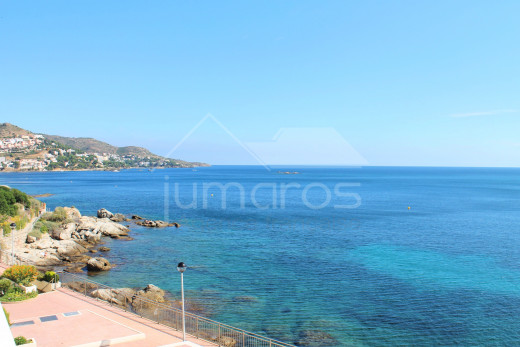 1st line of the sea, renovated, private parking and community swimming pool