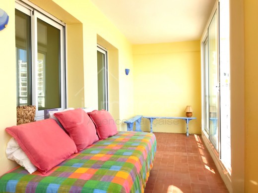 2 chambres, vue mer, 50m de la plage