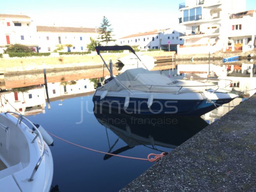 43m2, vue canal, parking et amarre privés