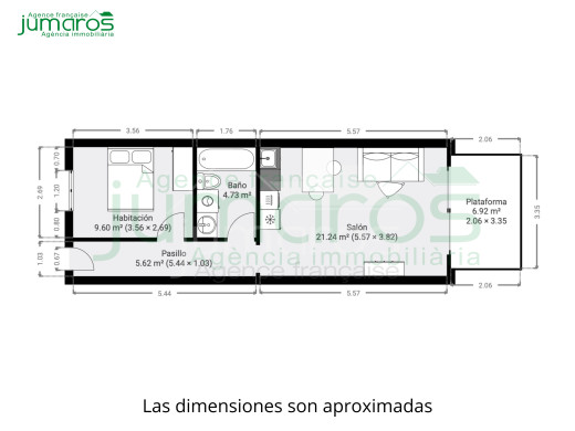 Apartamento de un dormitorio con licencia turística