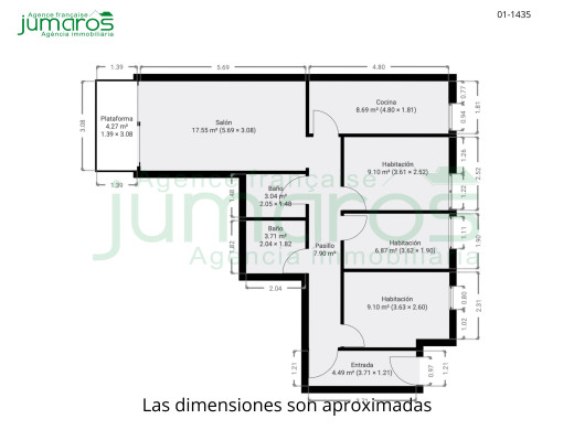 Appartement centre de Roses avec parking, débarras et licence touristique