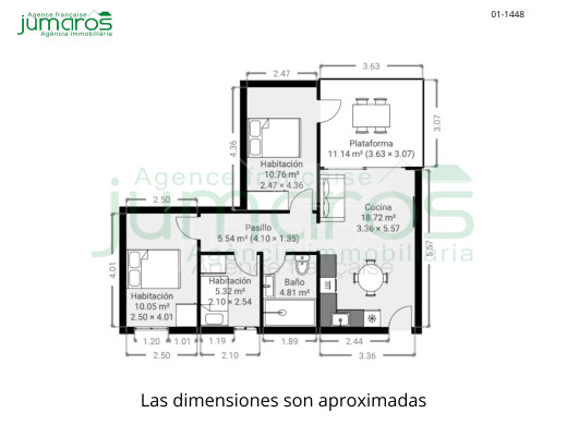 Appartement 3 chambres à 50m de plage avec vue canal et mer à Roses