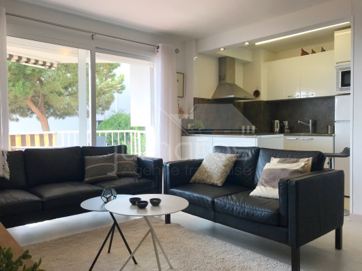 3 chambres, rénové, terrasse, vue mer, Canyelles
