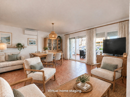 Appartement avec grande terrasse et amarre privée à Santa Margarida