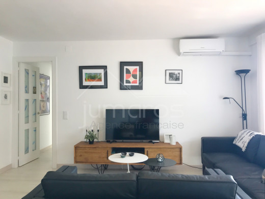 3 chambres, rénové, terrasse, vue mer, Canyelles