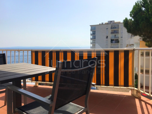 3 chambres, rénové, terrasse, vue mer, Canyelles