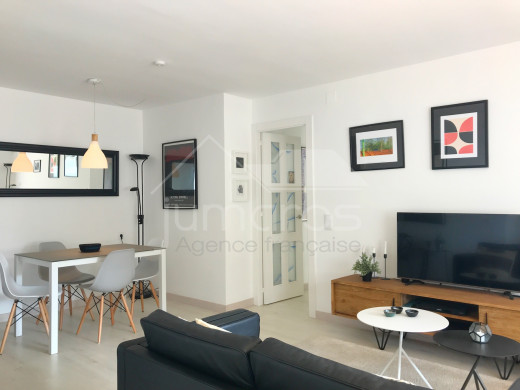 3 chambres, rénové, terrasse, vue mer, Canyelles