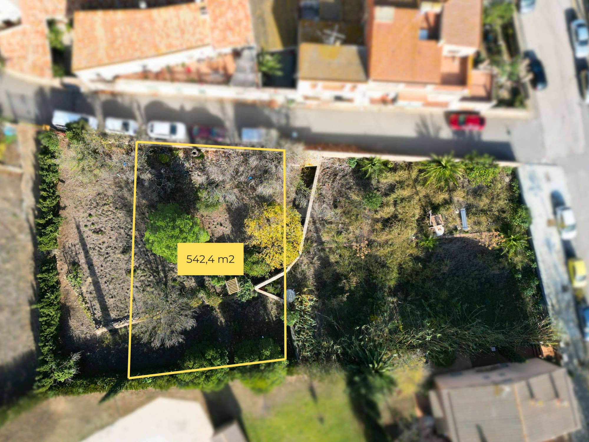 Parcela de 542 m2 para construir 1 o 2 casas, en Vilajuïga